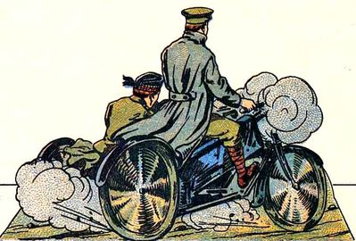 La moto dans la Première guerre 1914-1918 1914-side-ecossais-verso142