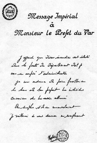 insolite - Page 3 Lettre-napoleon-var