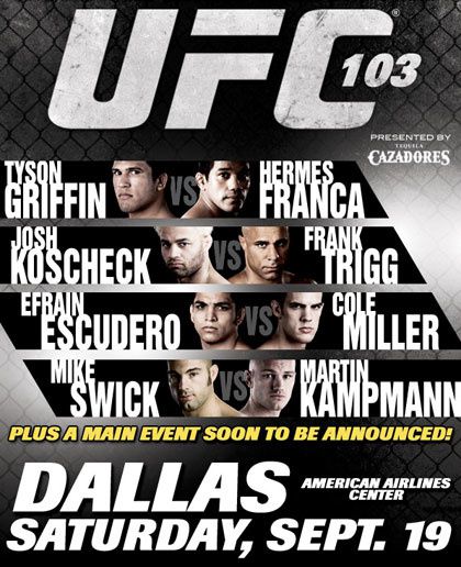 ufc 103 : Franklin vs. Belfort 9163-UFC103Poster