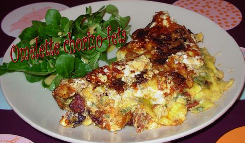 Omelette à la feta et au chorizo Omelette-chorizo-feta2