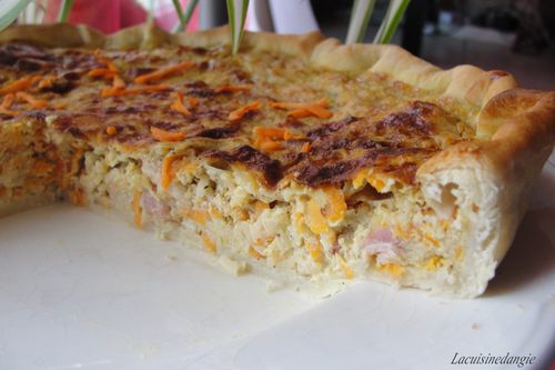 Quiche Carottes & lardons parfumée au cumin (simple mais vraie tuerieeeeeeeeeee!) DSC03571