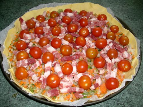 tarte aux legumes et tomates cerises ENTREESI0101
