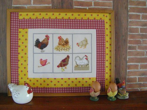 R4 mini-ronde, mini-motifs - termine Cadre-poule-013