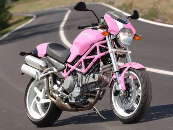 put*** de garage DUCATI-ROSE