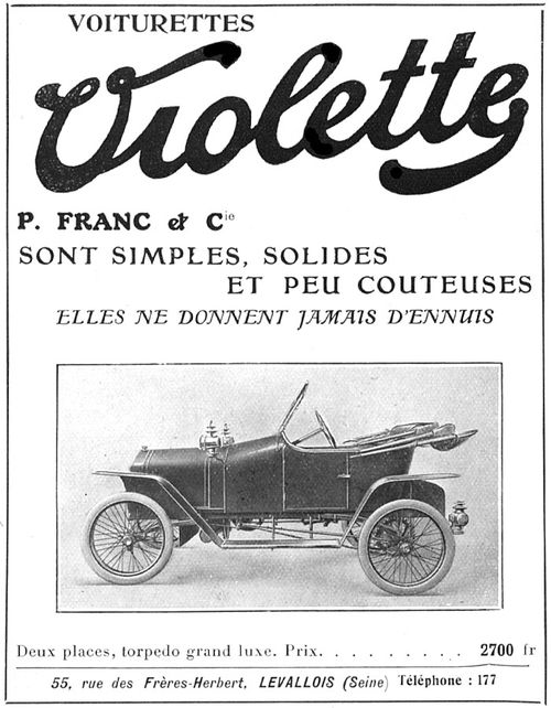 VIOLETTE automobile Violette-1912-Revue-Auto587