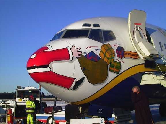 Un joyeu réveillon ! Avion-noel