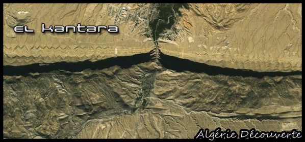 EL KANTARA, la porte du Sahara. "Algérie"  Image-satellite-kantara-algerie