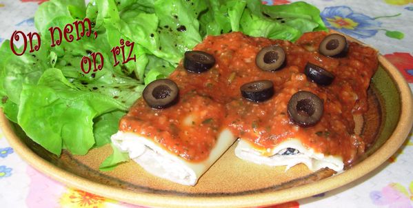 thon - Cannellonis aux rillettes de thon et sa sauce à la tomate et au basilic Cannellonis-aux-rilettes-de-thon--a-la-sauce-tomate-et-bas