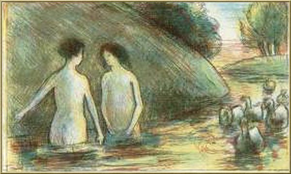 Quel est ce tableau ? - Page 2 10-pj-pissaro_camille-baigneuse_gardeuses_d_oies-