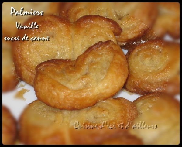 palmiers au sirop de canne vanillée Palmiers-001