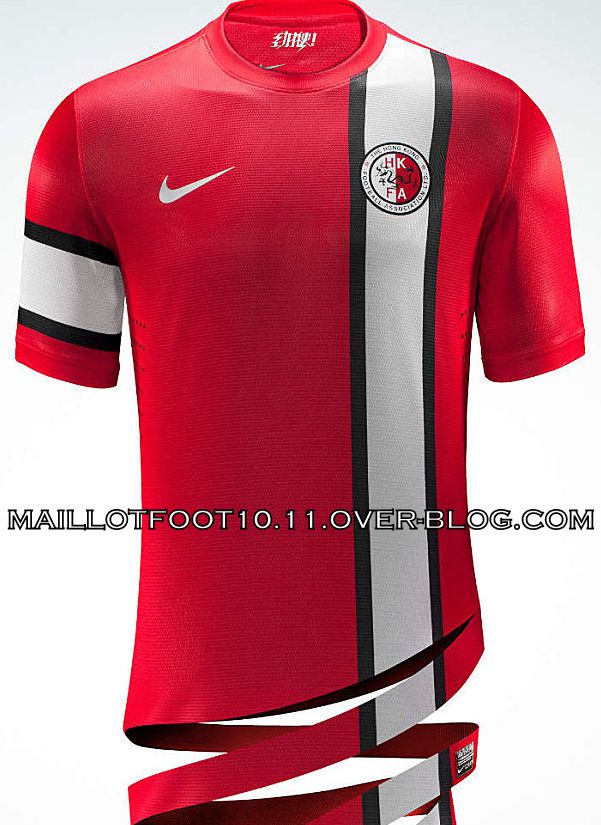 Seleção Hong Kong - Uniforme Titular - 2012/13 Hong-kong-maillot-2012-2013-nike