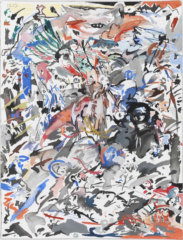  Cecily Brown  Peintre britannique   Cecily-Brown-2010-St.-Anthony-on-the-Bridge