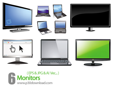 دانلود وکتور های با کیفیت با موضوع مانیتور - Monitors 1311504265_monitors