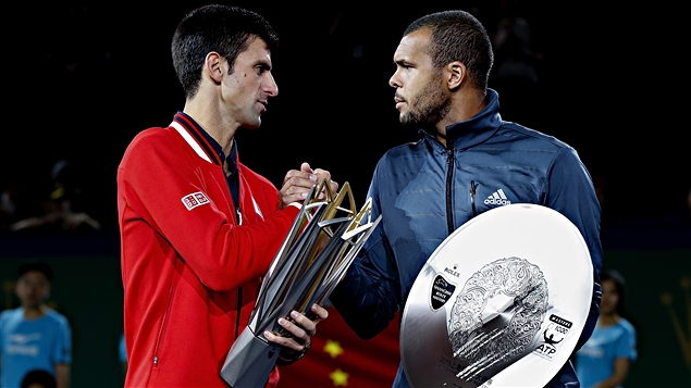 Shanghai Rolex Masters 2016 - Masters 1000 GI_151018_to9oj_djokovictsonga_sn635