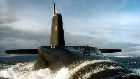 Collision de sous-marins nucléaires français et britannique en mer d'Iroise AFP_090216hms-vanguard_8