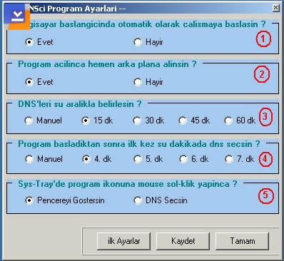 DNSci v1.25(DNS Ayar Programı) Dns4