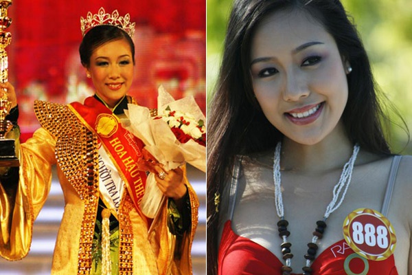 Ngắm nhan sắc các hoa hậu Việt ở khoảnh khắc đăng quang Ngophuonglan_1