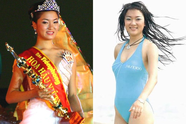 Ngắm nhan sắc các hoa hậu Việt ở khoảnh khắc đăng quang Nguyenthihuyen_1