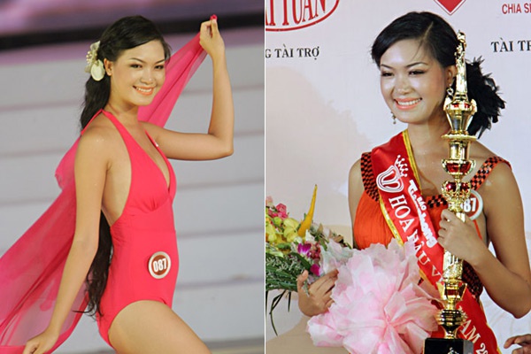 Ngắm nhan sắc các hoa hậu Việt ở khoảnh khắc đăng quang Thuydung_1