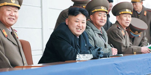 Kim Jong Un cảnh báo chiến tranh Triều Tiên nổ ra năm 2015' 2014032601793_0