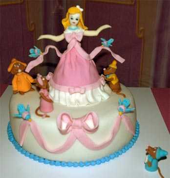 ¡Felicidades Valeria! Torta-princesa-cenicienta