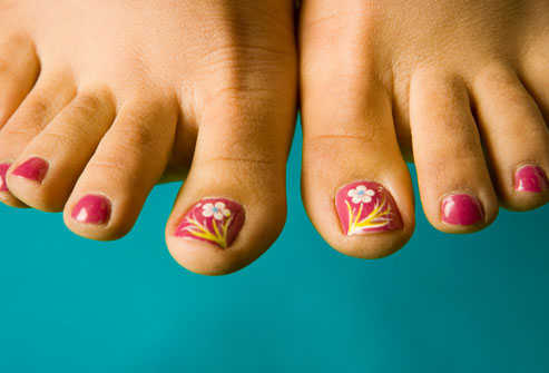 Top 24 Ways to Lose Weight Without Dieting Getty_rf_photo_of_womens_painted_toenails