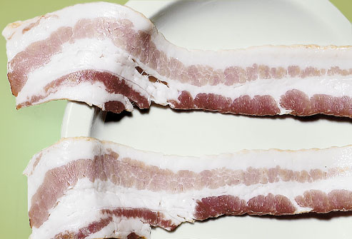 Top 24 Ways to Lose Weight Without Dieting Photolibrary_rf_photo_of_raw_bacon