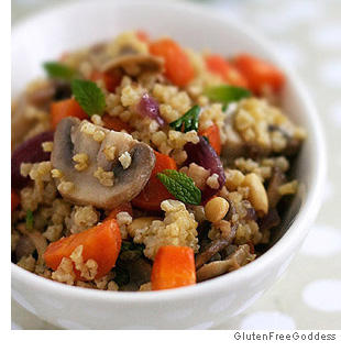 Spring Millet Recipe with Carrots, Mushrooms and Mint Spring_millet_with_carrots_mushrooms_and_mint