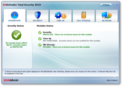 Antivirus Bit Defender Total Security 2010 [32 & 64 Bits] [Español] [MU] (Lean) Bit