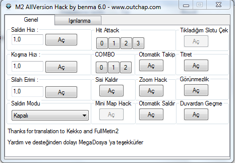 Metin2 AllVersion Hack 6.0 Yeni Güncel Hile Cıktı ( Benma ) Hilev