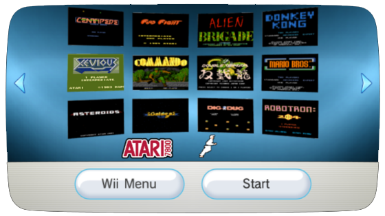 Atari 7800 Con Roms para Wii Wii78001ndedition