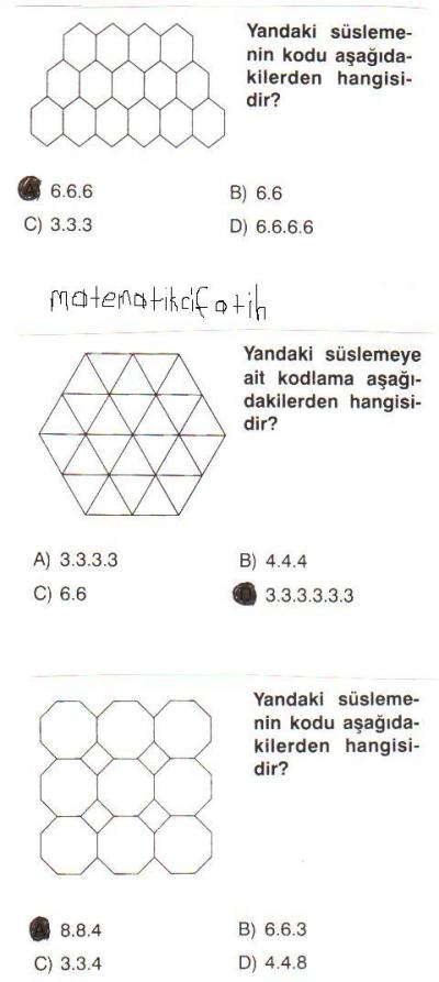  ÖTELEME VE SÜSLEMELER -6.SINIF MATEMATİK PERFORMANS ÖDEVİ Sus