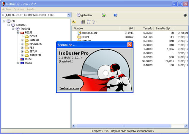 Quieres rescatar tus cd y dvd dañados Iso Buster la solucion. Isobuster2201ls0