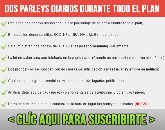 [TRES PARLEYS EN 5 DÍAS] - [CUATRO DÍAS EL DATO DEL DÍA] - [PARLEY ABIERTO ACERTADO] Plan