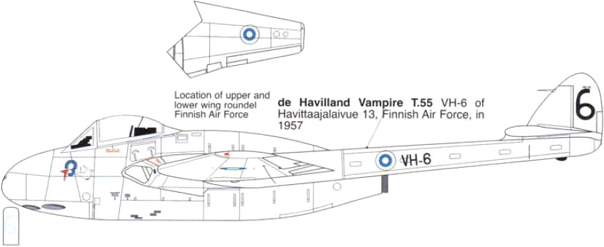 DH vampire FB5 1/72 dragon 88_4