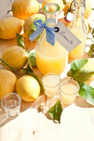 PapyKy, réalise des apéritifs maison avec des fruits du jardin. Limoncello-58003e3