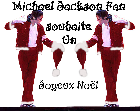  Noël et Michael Jackson Banmj-1645cab