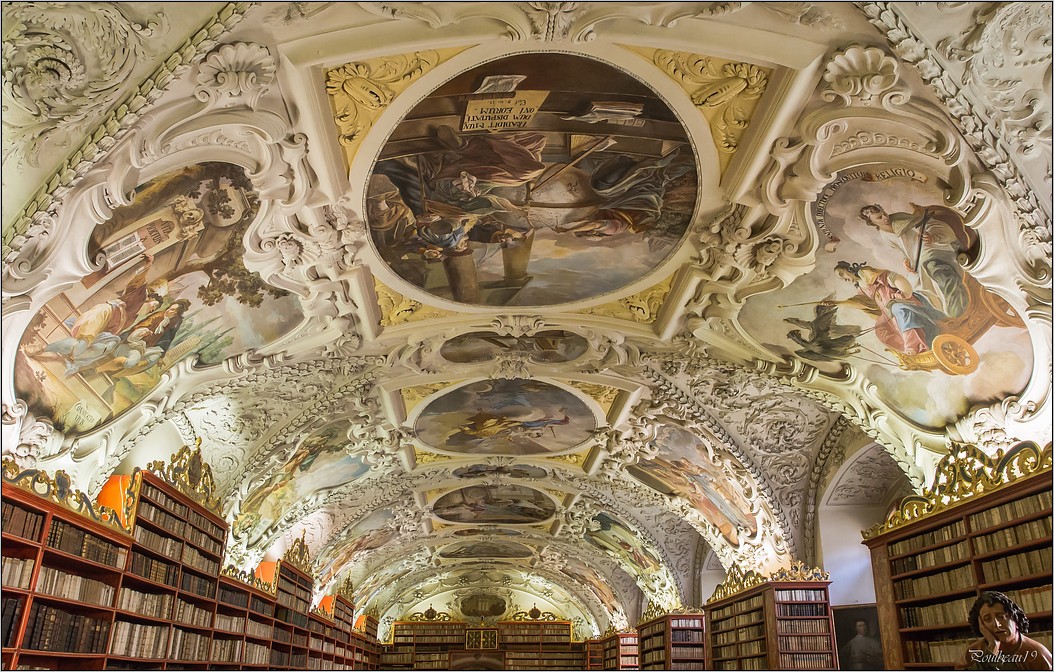 Prague - La bibliothèque de Strahov  Pb_495-419b696