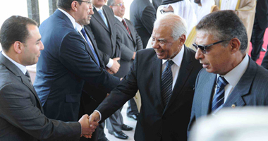 الببلاوى رئيس مجلس الوزراء يصل مقر لجنته الانتخابية بمصر الجديدة للإدلاء بصوته 110201325171316