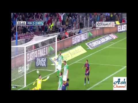 أهداف برشلونة وريال بيتيس 4-2 (5-5-2013 0