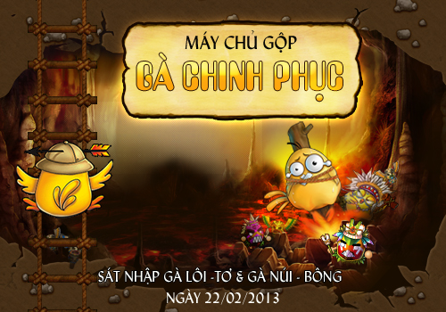 Sát Nhập Máy Chủ 22/02: Gà Chinh Phục GaChinhPhuc