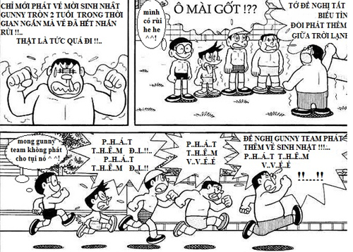 Những "Siêu phẩm" về Vé Sinh Nhật Gunny Doraemon-1