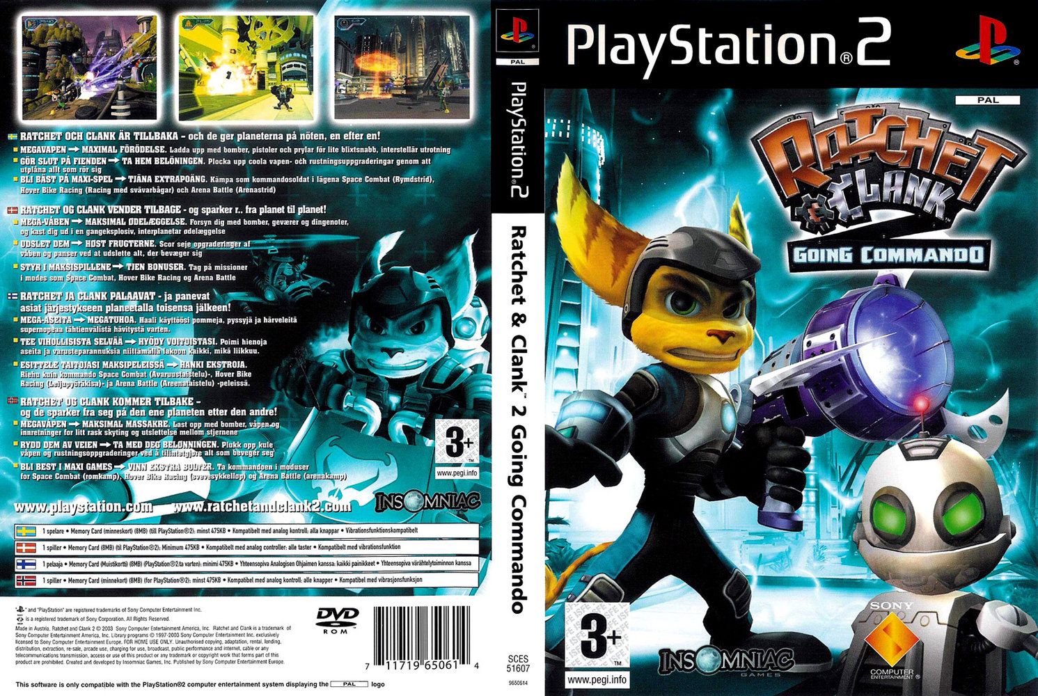 Ratchet and Clank 2 Totalmente a tope 799373Ratchet_And_Clank_2_Going_Commando_Dvd_Swedish_pal-front.jpg