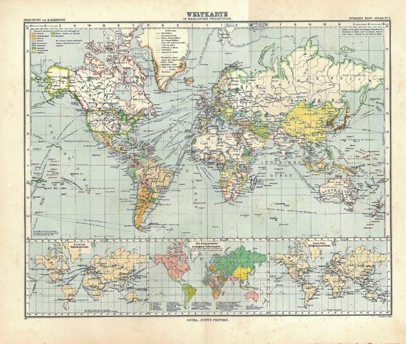 Le Monde et la France en 1912 Il_570xN.274502872