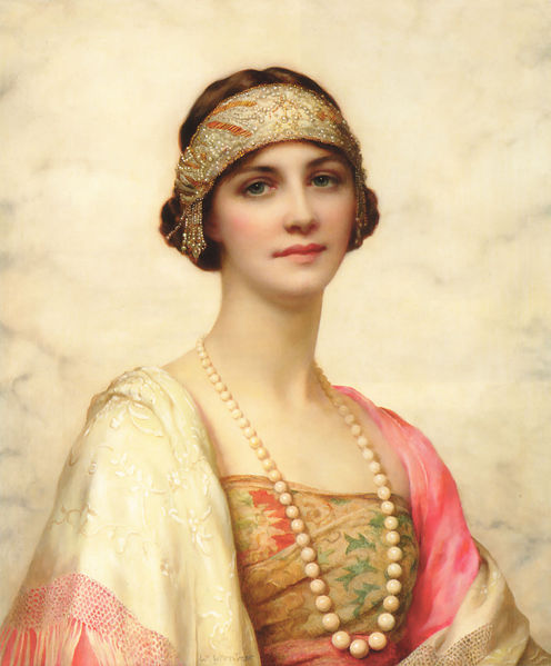     17638261_William_Clarke_Wontner_An_Elegant_Beauty_ak