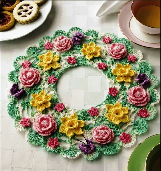 مفارش رووووووووووووووووووووووعة 73237038_VintageFloralDoilies