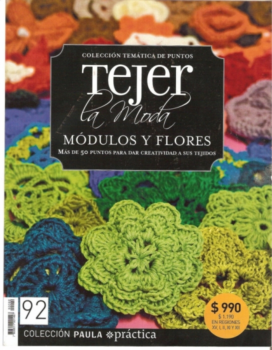 مجلة لوحدات الكروشي -حصري- Tejer la Moda № 92 3400596_portada