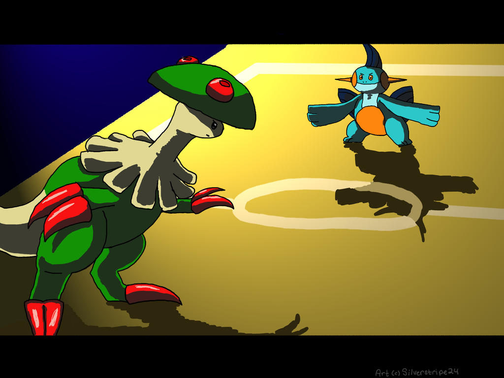 Galerie des Pokéumains Eric_vs__michael_practice_battle__one_of_us__by_silverstripe24-d7u4mjc