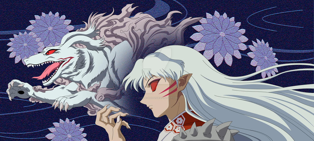 From present to past  - Page 25 Sesshomaru_youkai_by_house_mouse-d3feji8