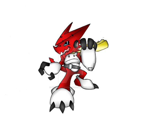 Digimon Data Fusion  Shoutmon_by_neoarchangemon-d58c8i2